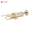 Strumento professionale in ottone Tromba in ottone giallo massiccio con custodia (ATR8800)