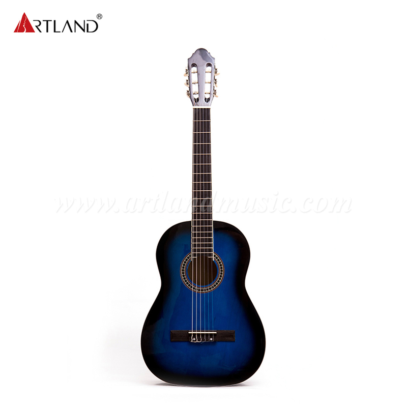 Chitarra classica blu con fondo e lati superiori in tiglio (CG860BL)