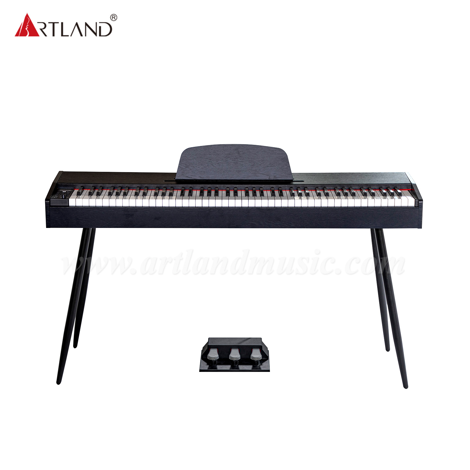 3 pedali 88 - Pianoforte digitale con tastiera con azione a martello (DGP132S)