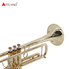 Strumento professionale in ottone Tromba in ottone giallo massiccio con custodia (ATR8800)
