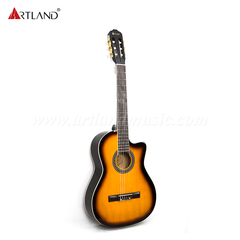 Chitarra classica con corpo mancante Sunburst (CG960)