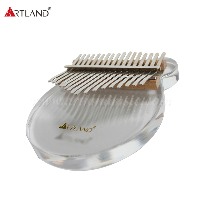 Pianoforte Kalimba in cristallo a 17 tasti per pollice (KTP-06)
