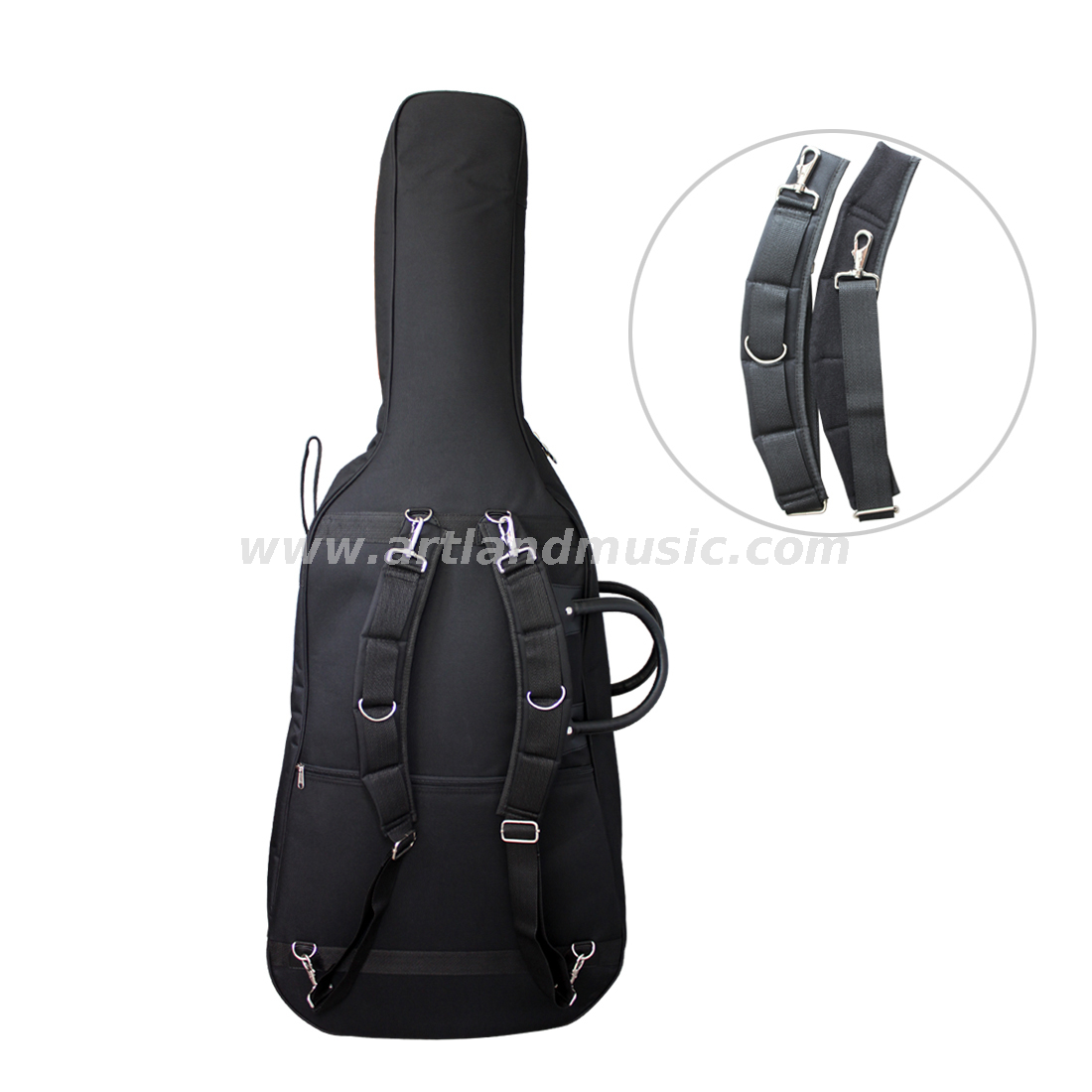 Borsa per violoncello di alta qualità da 20 mm di colore nero Nuovo (BGC120) 