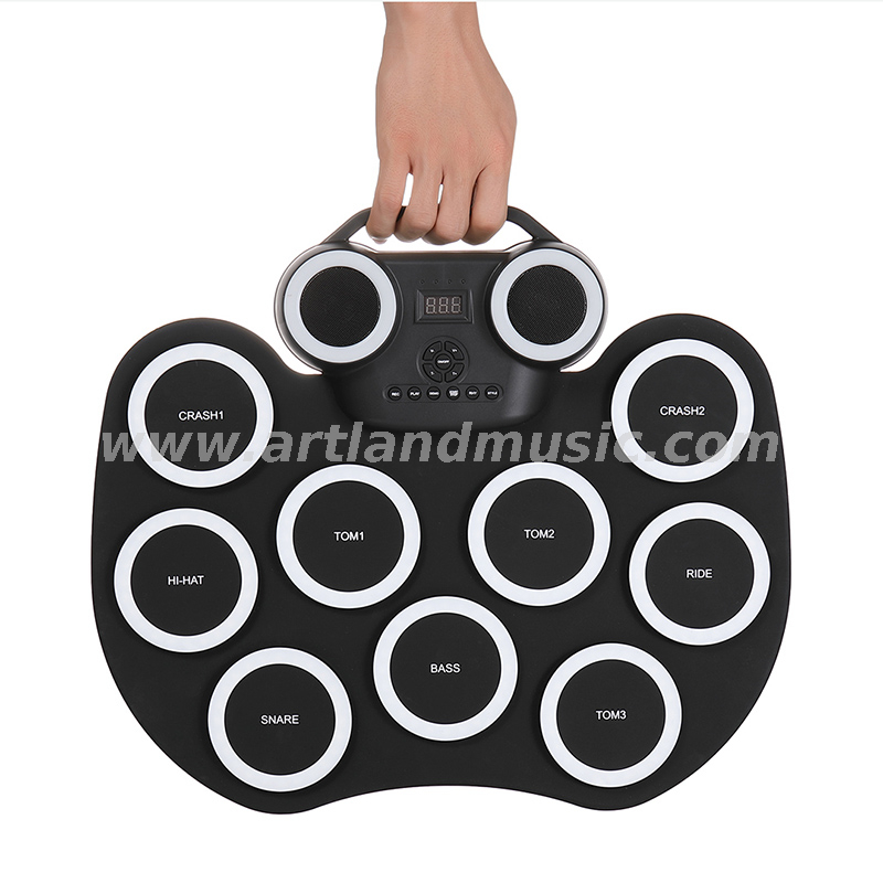 Kit di batteria digitale elettronica pieghevole arrotolabile a mano per percussioni (ADD-601)