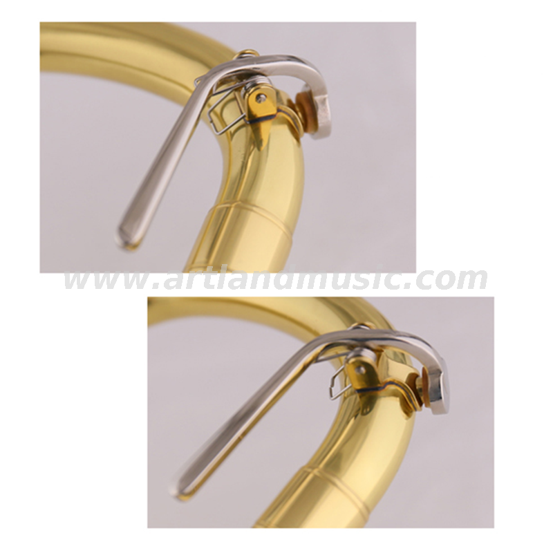 Trombone tenore in sib/fa laccato oro (AT800)