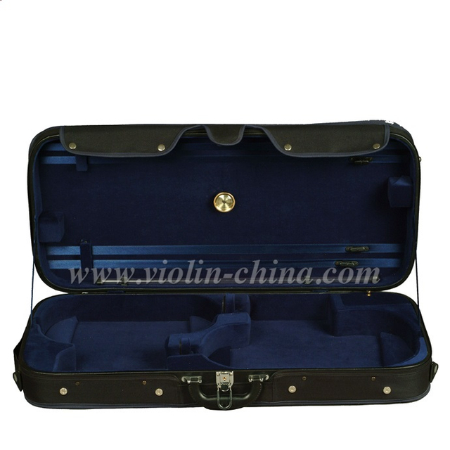 Custodia doppia per violino/viola nera (DVC433)