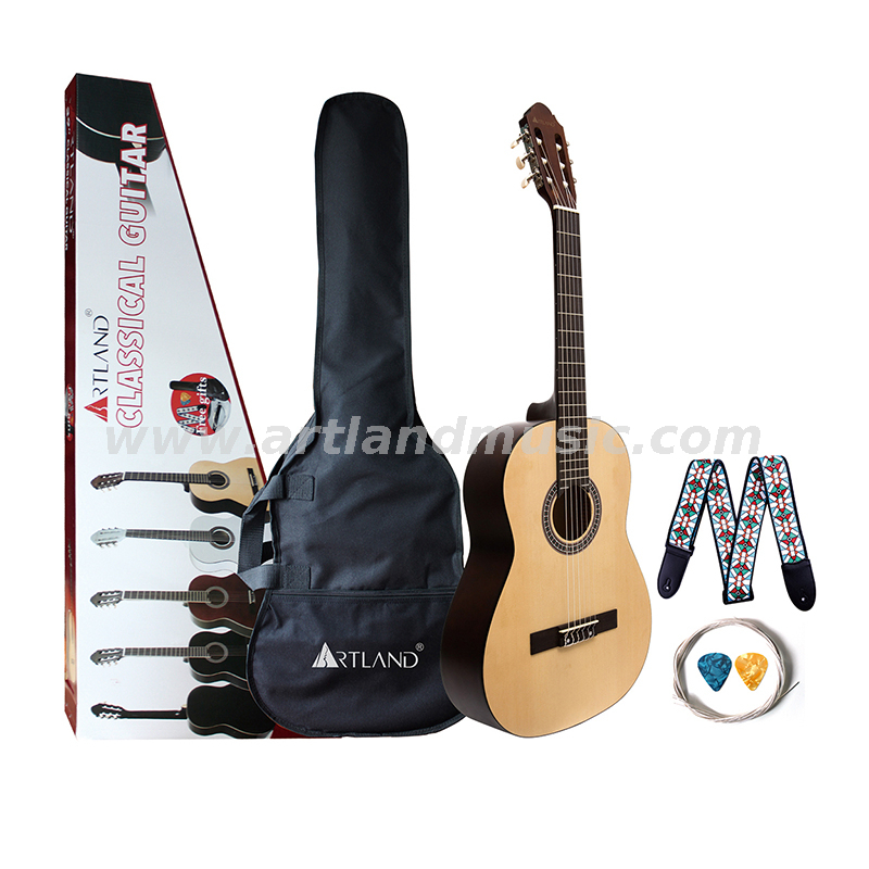 Set per chitarra classica con retro e lati in tiglio con top in abete (CG965)