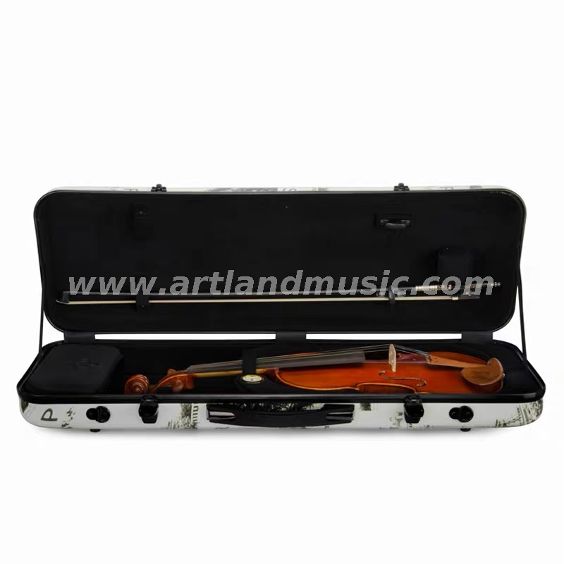 Custodia per violino oblunga in fibra di carbonio composita (SVC005P)