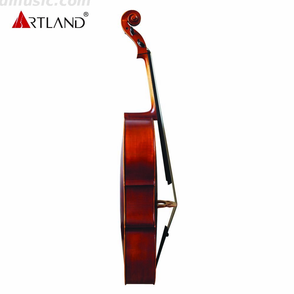  Violoncello di grado generale di alta qualità con vernice per raccordi in ebano macchiata a mano (GC104)