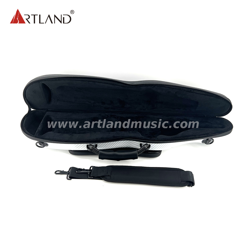 Custodia per sassofono soprano in composito di carbonio con borsa per accessori