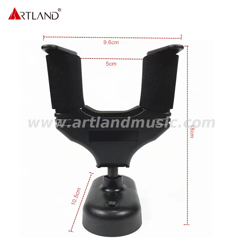 Supporto per gancio con blocco automatico per chitarra acustica ed elettrica, ukulele, basso, banjo e mandolino (AGH-414) 