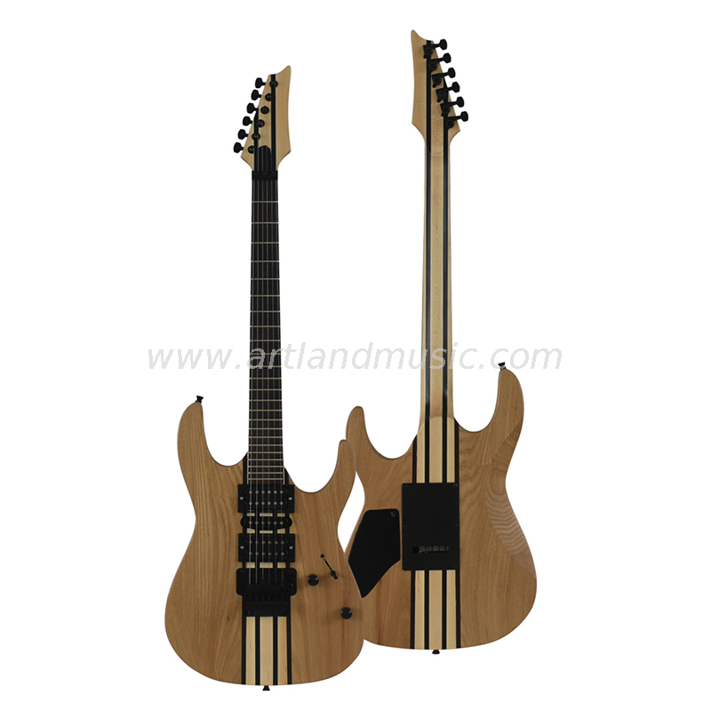 Chitarra elettrica (EG024) Colore naturale opaco
