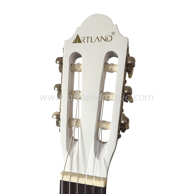 Chitarra classica di colore bianco di prezzi all'ingrosso (CG860WT)