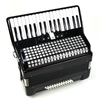 Fisarmonica a piano 34 tasti 48 bassi nera (AT3448) 5 coro