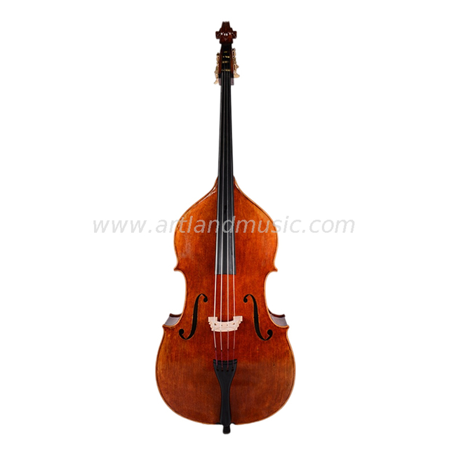 Contrabbasso in legno massello fatto a mano con bella fiamma (HB300)