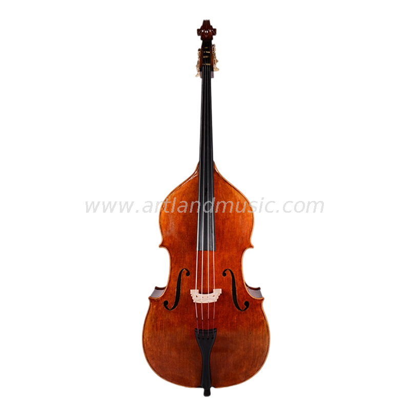 Contrabbasso in legno massello fatto a mano con bella fiamma (HB300)
