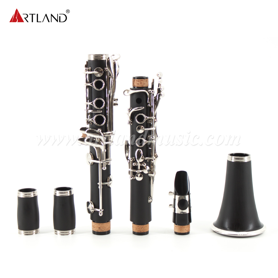 Clarinetto con corpo in tubo di bachelite e chiave in Sib da 17K (ACL500)