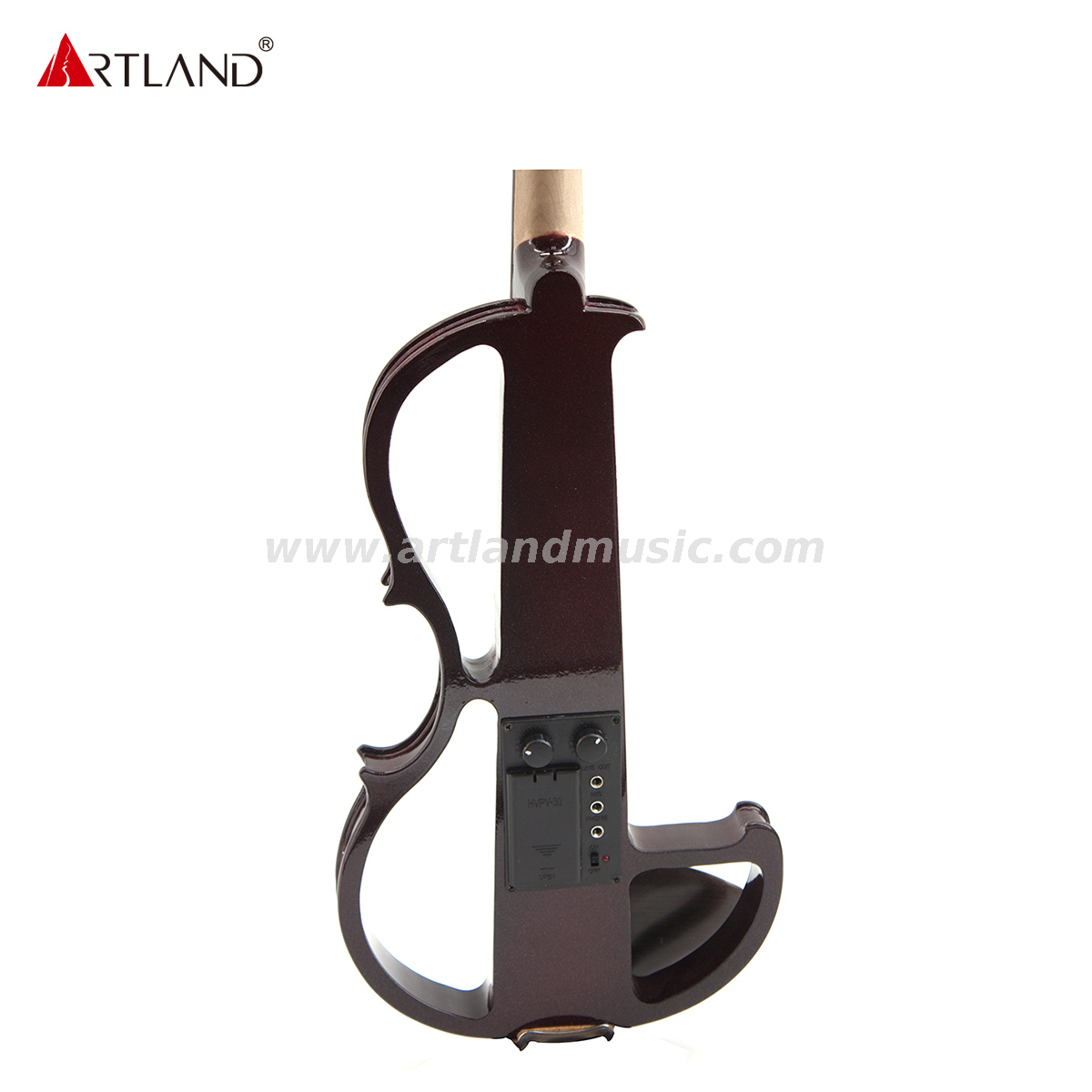 Violino elettrico in tiglio in più colori con arco colorato abbinato (EV003)