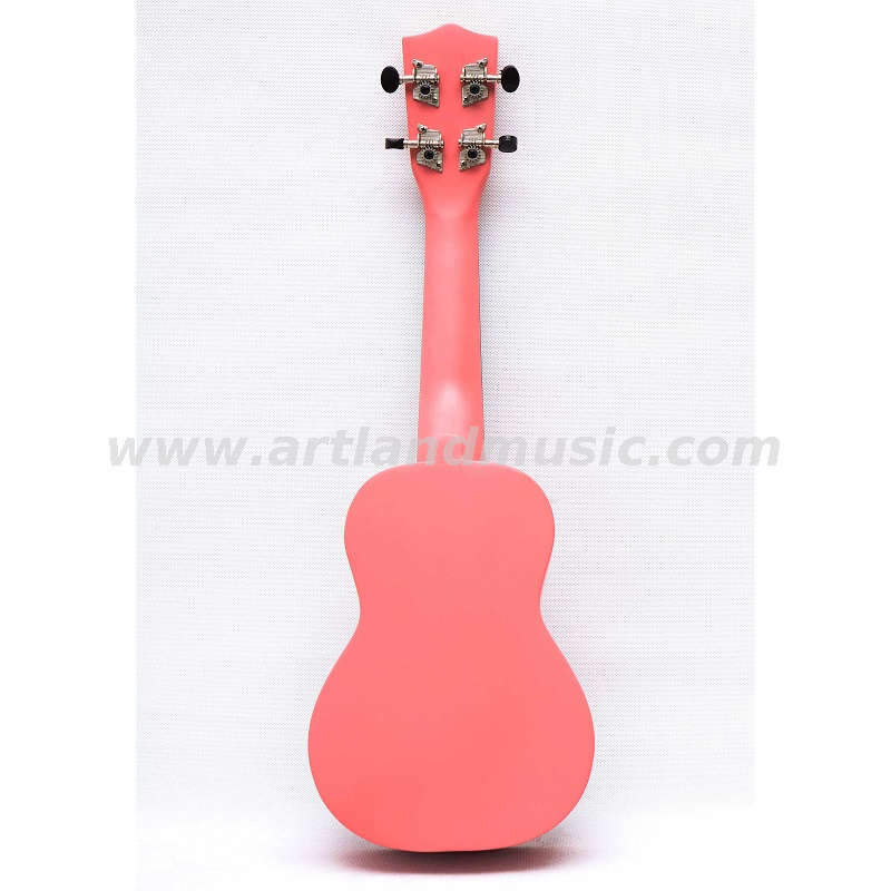Ukulele colorato cartone animato (UKS200D) -Rosa