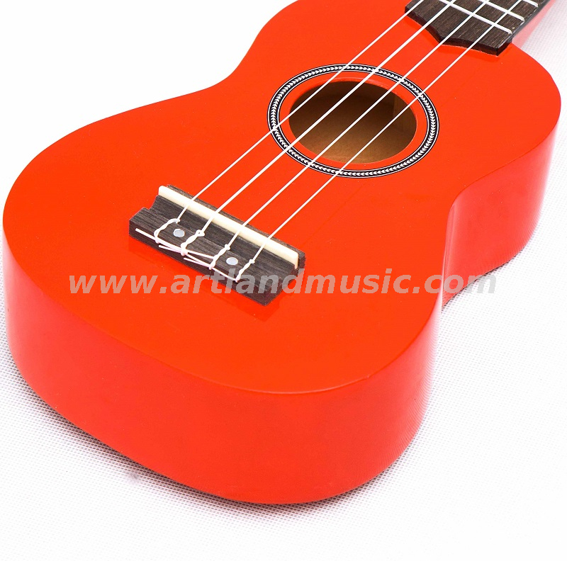 Ukulele colorato a 4 corde (UKS200)-Rosso