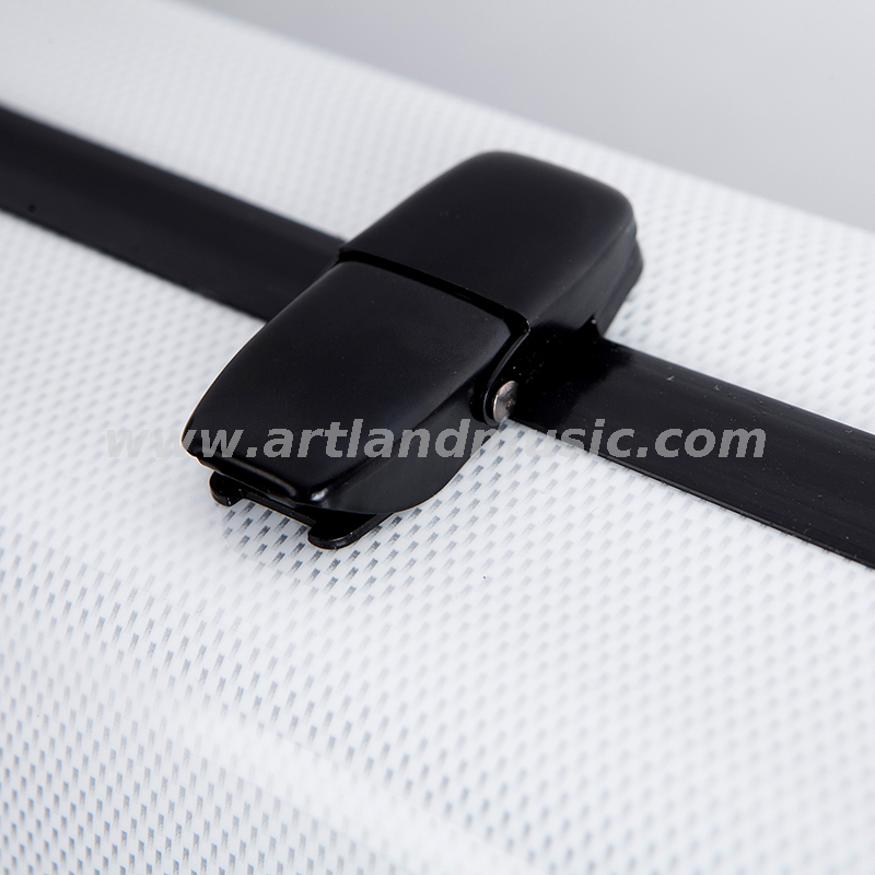 Custodia per violino oblunga composita in fibra di carbonio bianca (SVC005P) all'ingrosso