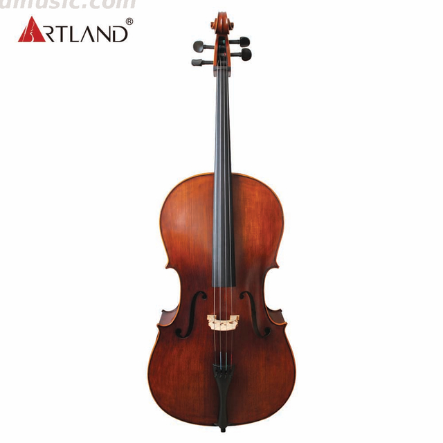  Violoncello di grado generale di alta qualità con vernice per raccordi in ebano macchiata a mano (GC104)