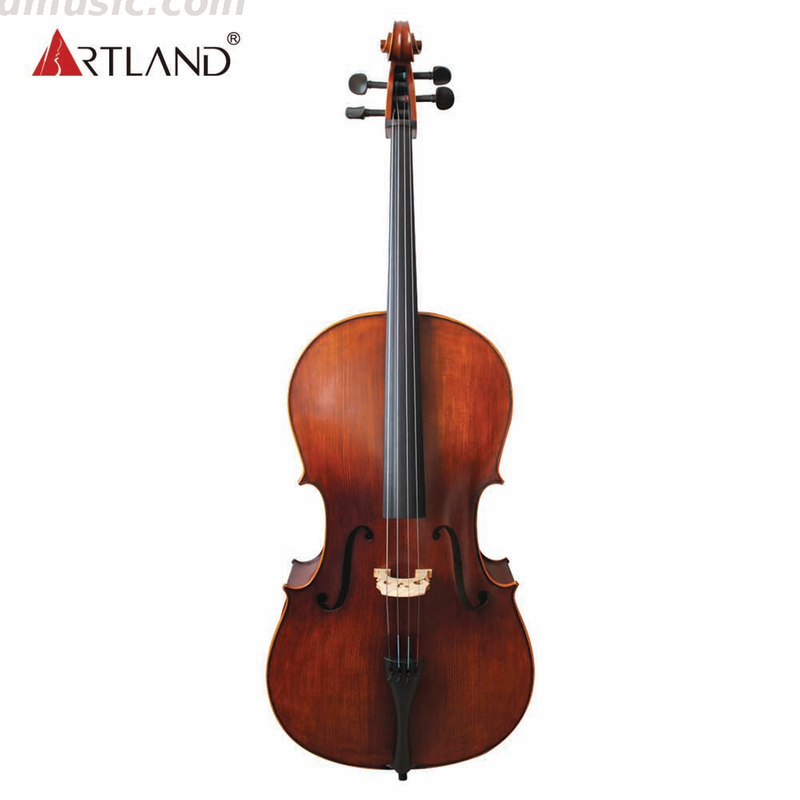  Violoncello di grado generale di alta qualità con vernice per raccordi in ebano macchiata a mano (GC104)
