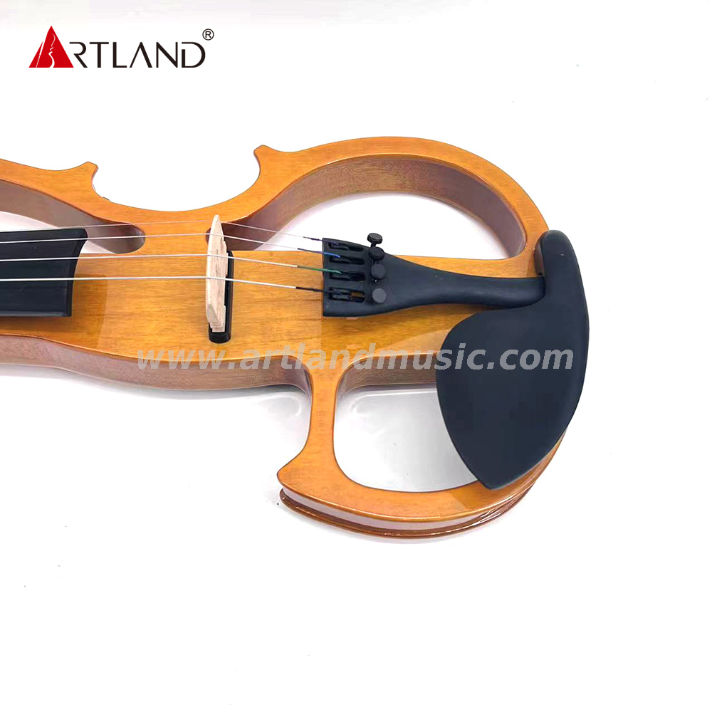 Violino elettrico a corpo solido con custodia, auricolare, arco (EV002)