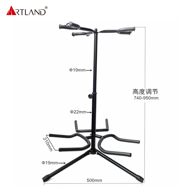Tre supporti per chitarra verticali (AGS302-3)