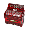 Fisarmonica diatonica 34 tasti 12 bassi 3 toni Bat3412 (P)