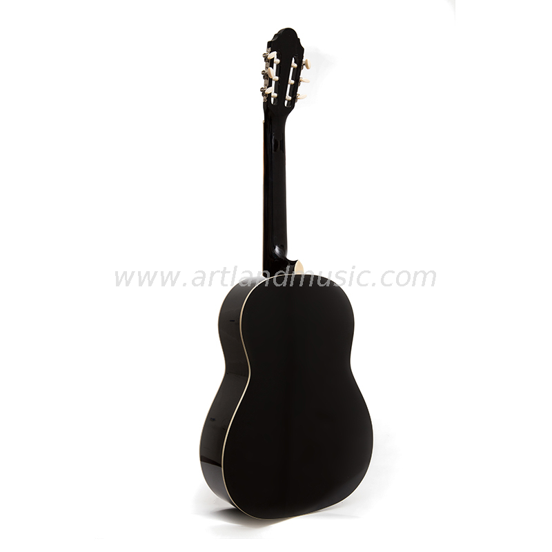 Chitarra classica rossa con fondo e lati superiori in tiglio (CG860R)
