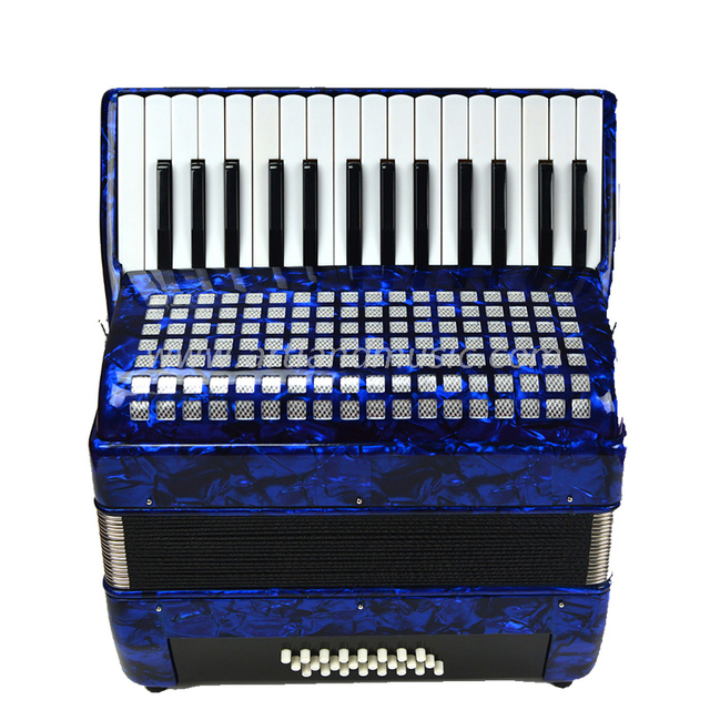Fisarmonica a piano 30 tasti 24 bassi blu (AT3024-A)