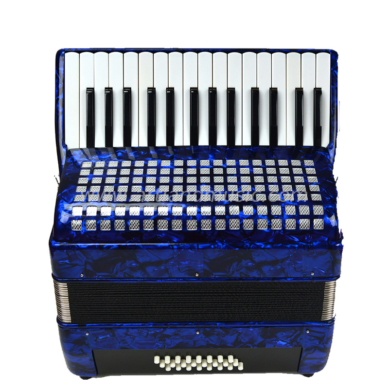 Fisarmonica a piano 30 tasti 24 bassi blu (AT3024-A)