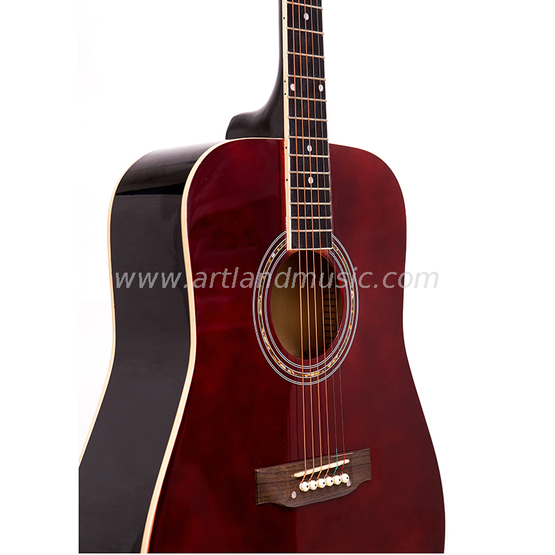 Chitarra acustica con fondo e fasce in tiglio (AG4110)