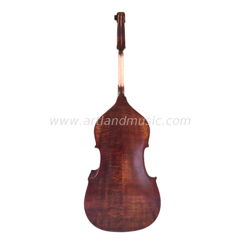 Contrabbasso in legno massello fatto a mano con bella fiamma (HB300)