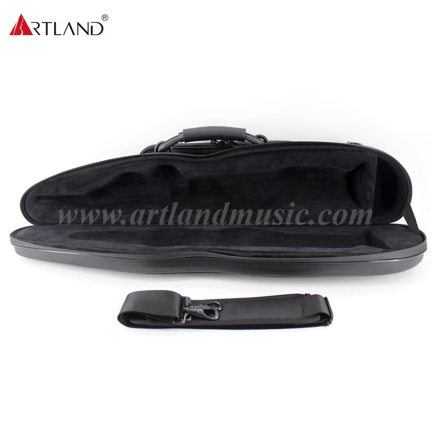 Custodia per sassofono soprano in composito di carbonio con borsa per accessori (SSC108)