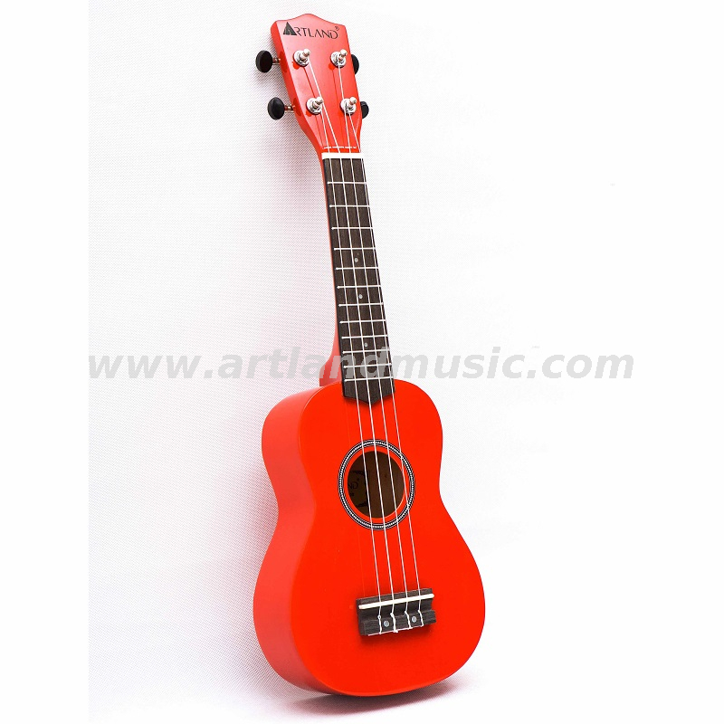 Ukulele colorato a 4 corde (UKS200)-Rosso