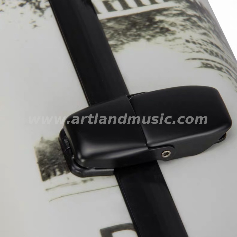 Custodia per violino oblunga in fibra di carbonio composita (SVC005P)