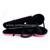 Custodia per violino leggero triangolare in fibra di carbonio rosa (SVC002P)