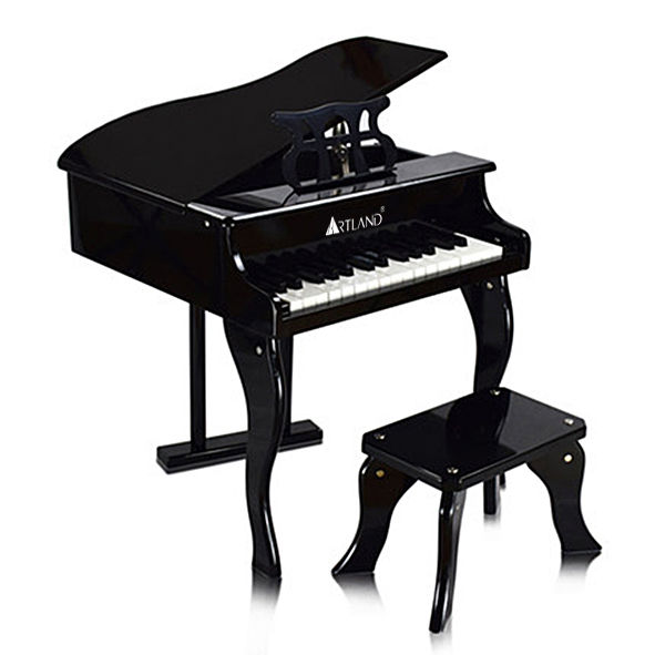 Strumento per pianoforte per bambini/giocattolo Rosa Bianco Nero