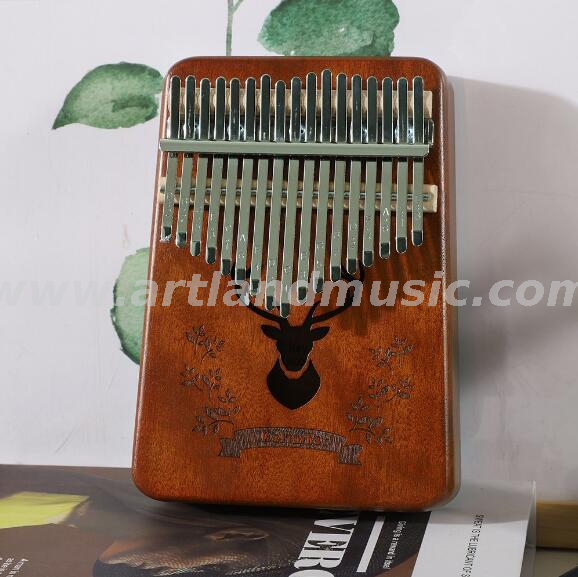 Pianoforte a pollice in mogano Kalimba a 17 tasti (ATKM-1708)