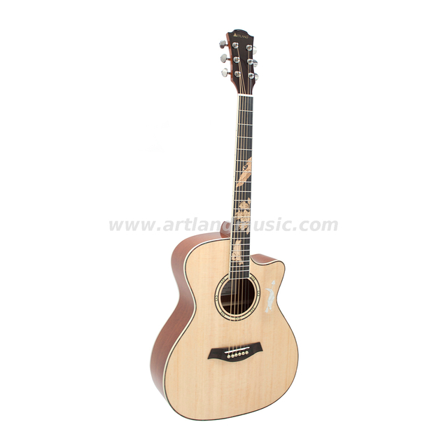 Chitarra acustica con retro in Sapele e top in abete massiccio da 41' (AG4213)