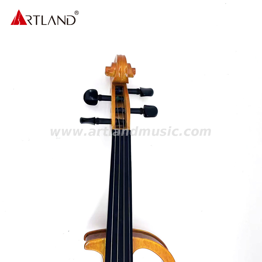 Violino elettrico a corpo solido con custodia, auricolare, arco (EV002)