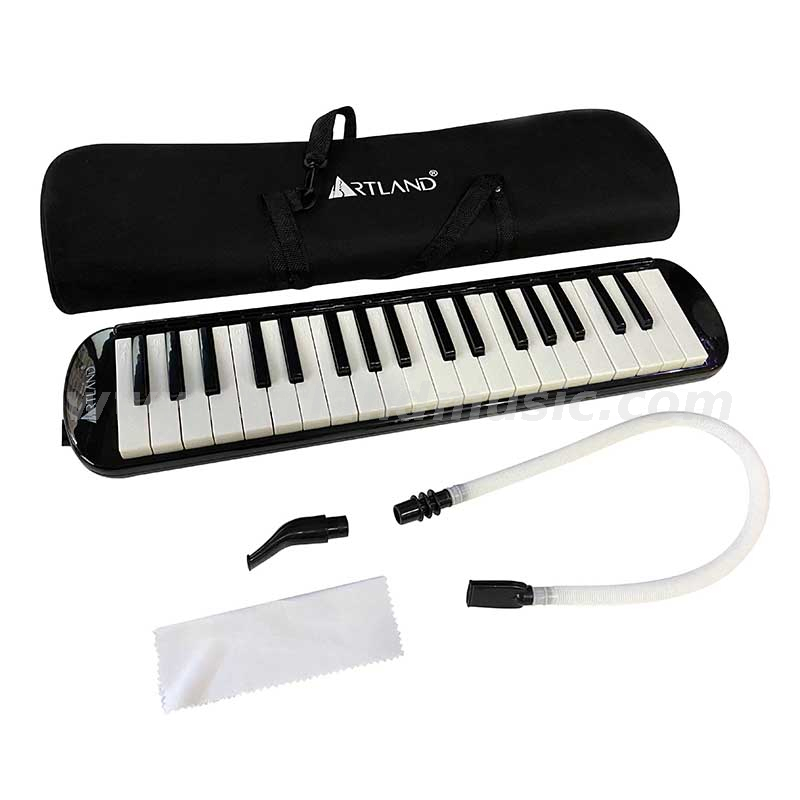 Melodika/Melodica colorata 37 tasti con borsa per il trasporto
