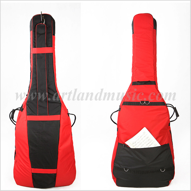 Borsa per contrabbasso rossa e nera (BGB115)