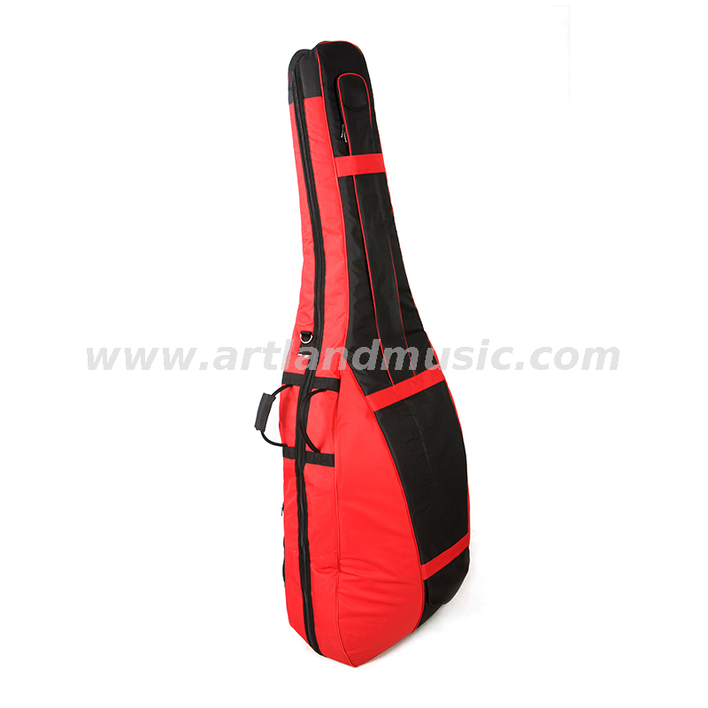 Borsa per contrabbasso rossa e nera (BGB115)