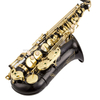 Chiave sassofono contralto Mib laccata dorata Corpo NERO (AAS5505CB)