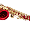 Chiave sassofono contralto in mib, corpo rosso laccato oro (AAS5505CR)