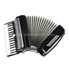 Fisarmonica a piano 34 tasti 48 bassi nera (AT3448) 5 coro