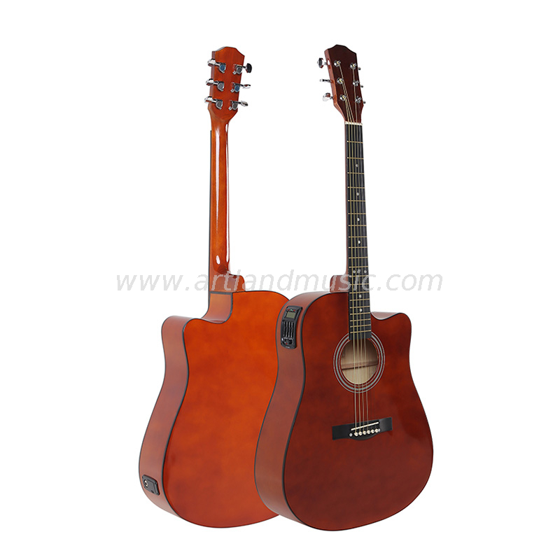 Chitarra acustica in compensato di tiglio con equalizzatore (AG4110CEQ)